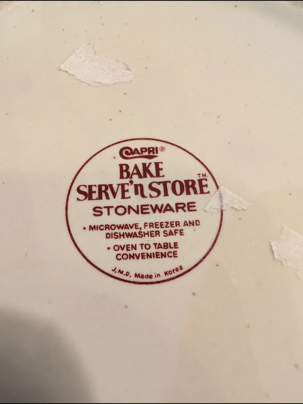 N/A capri bake